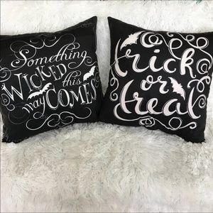 Halloween Pillow Set Of 2, New!